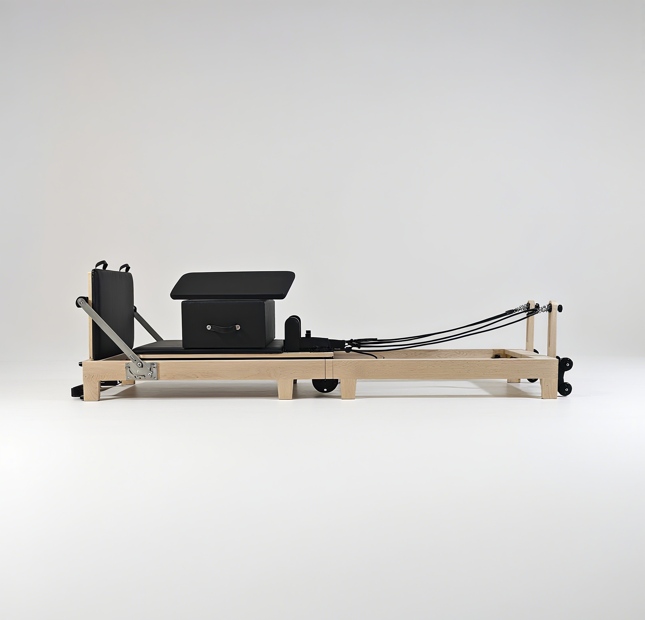 Pilates & Yoga Reversible Mockneck Sweatshirt - Foldable Maple Wood Pilates Reformer with