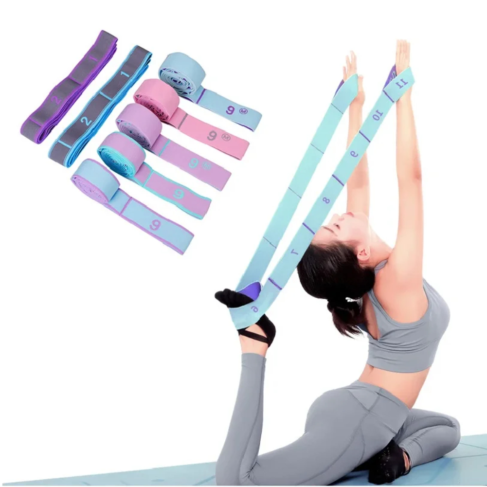 Pilates Yoga Sport - Multi-Section Elastic Yoga Resistance Bands Adult