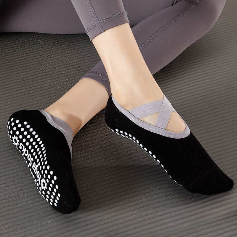 Pilates Yoga Gym - Women Professional Pilates Socks Anti-Slip Breathable
