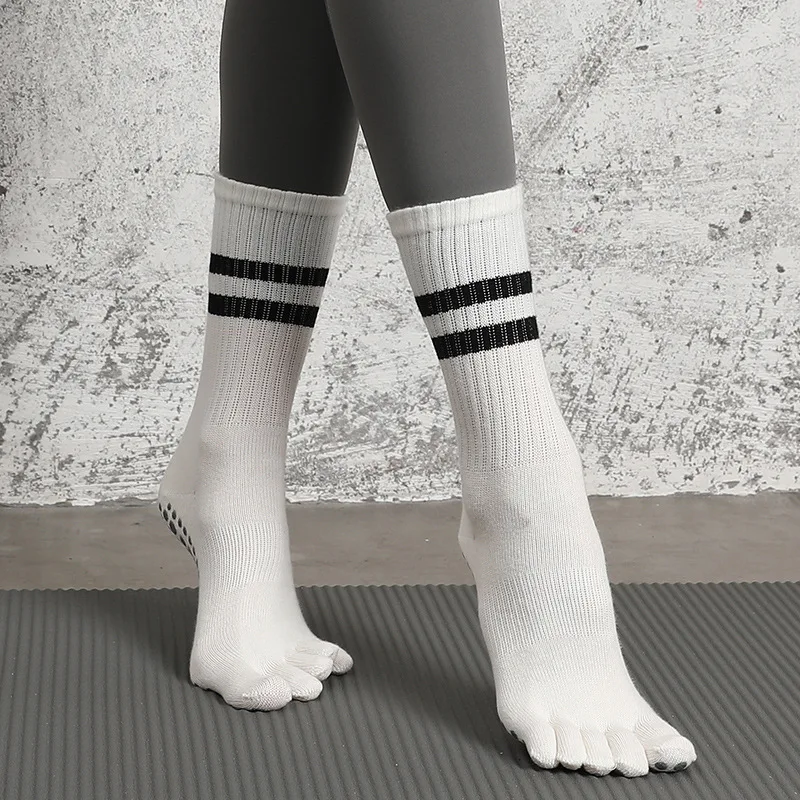 Pilates Yoga Sport - 2 pairs of yoga socks, medium