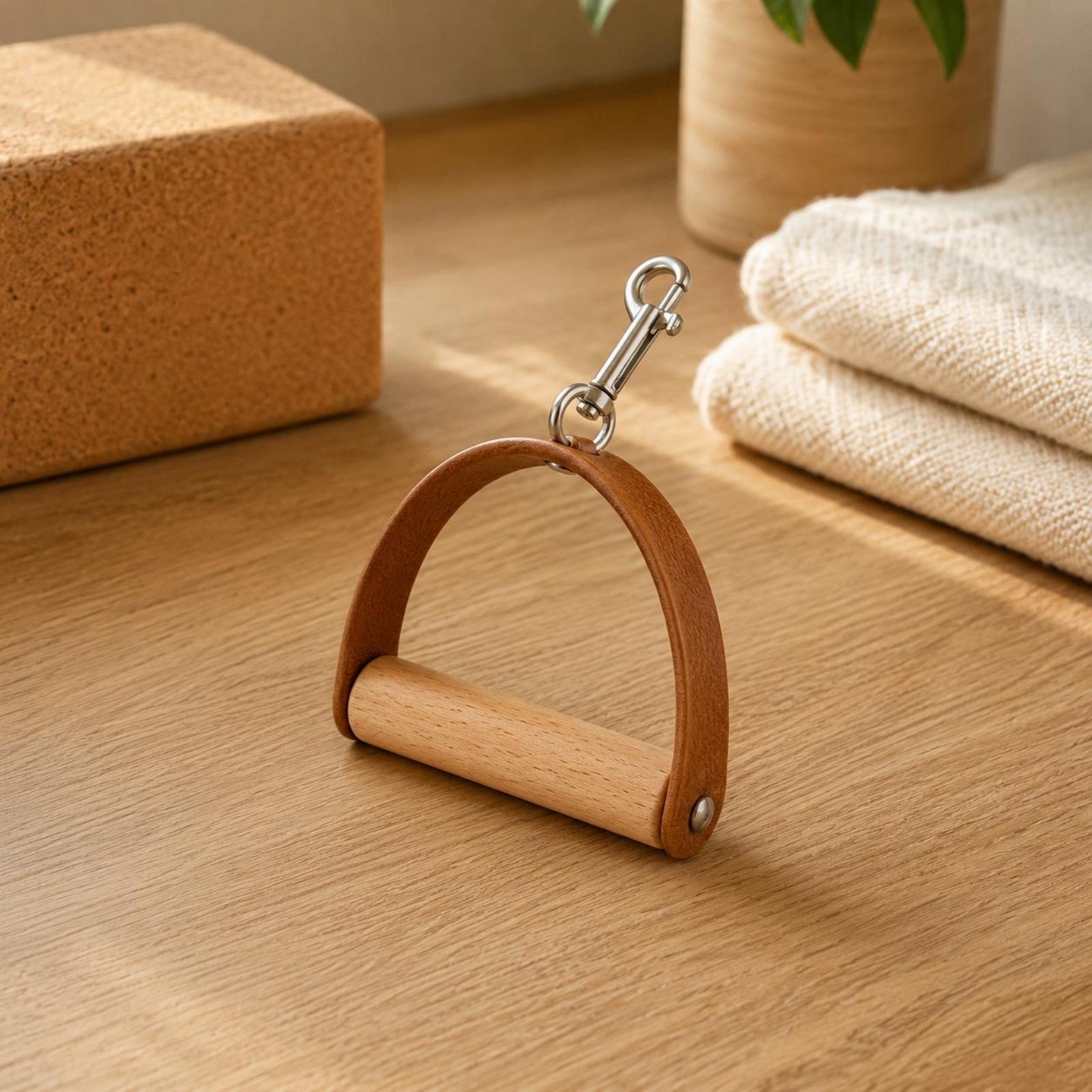 2 Pieces Leather Wood Handles  - Pilates & Yoga Reversible Mockneck Sweatshirt recensie en prijs