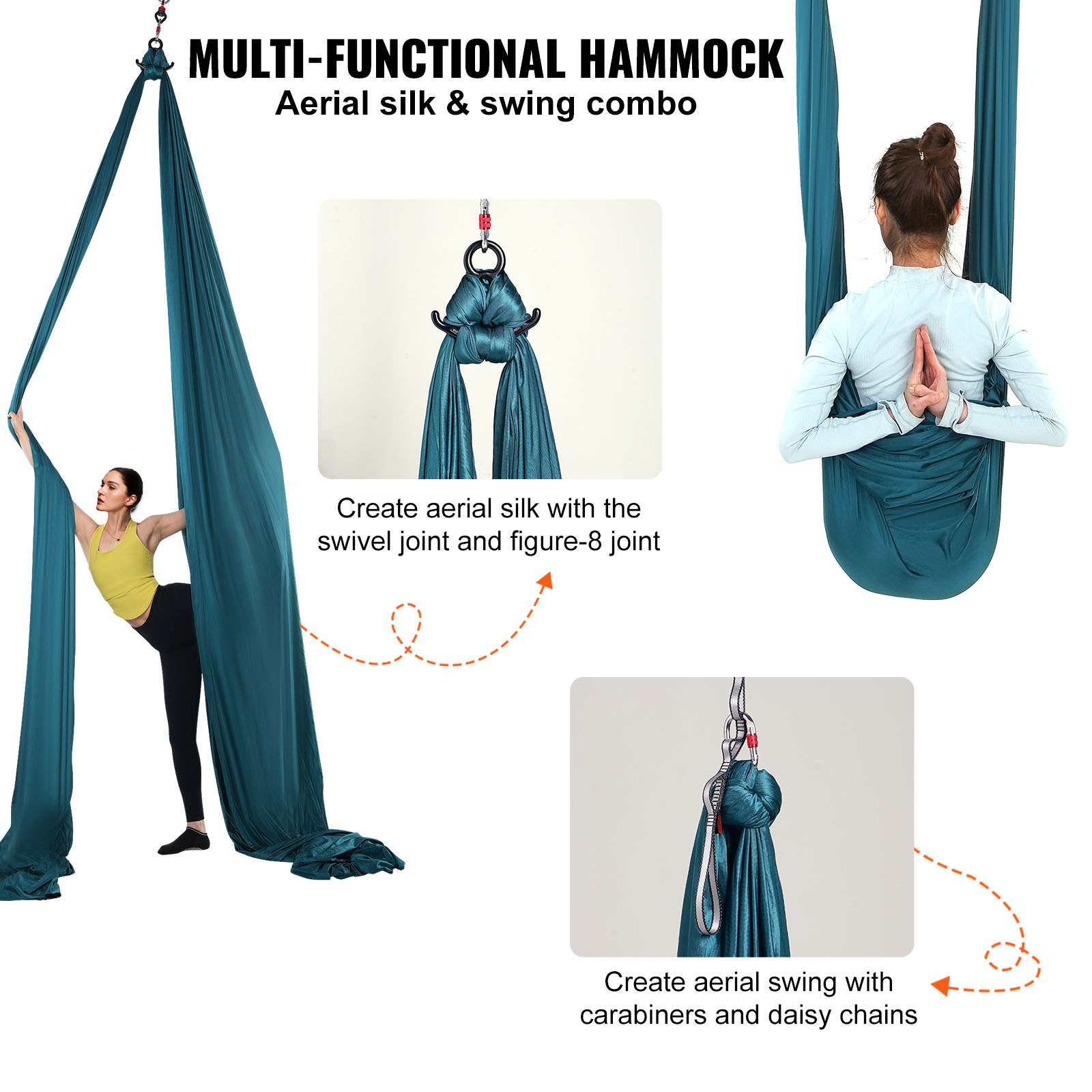 Aerial Silk & Yoga Swing, 8.7  - Aerial Silk Hammock recensie en prijs