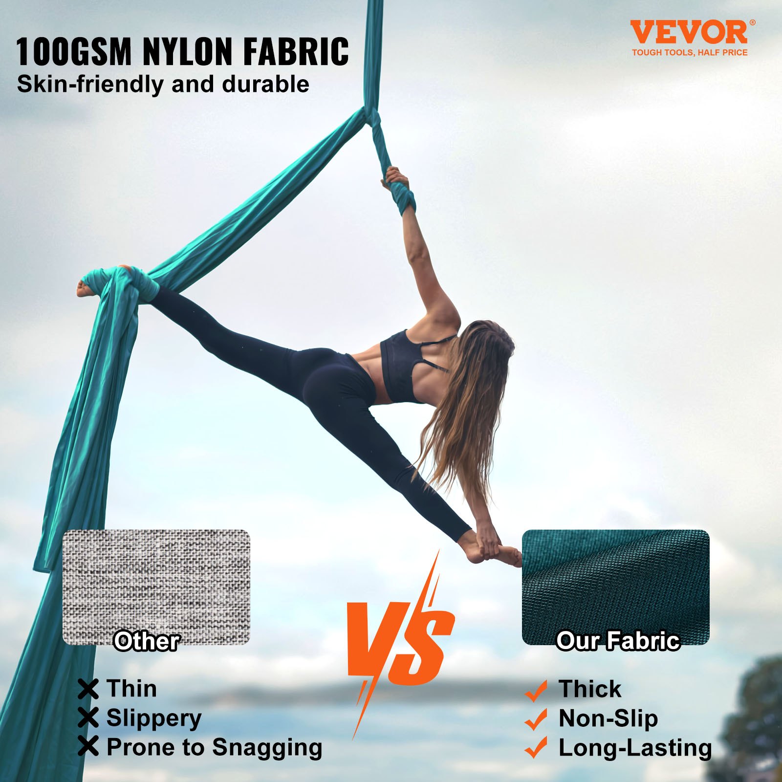 Aerial Silk & Yoga Swing, 8.7  - Aerial Silk Hammock recensie en prijs