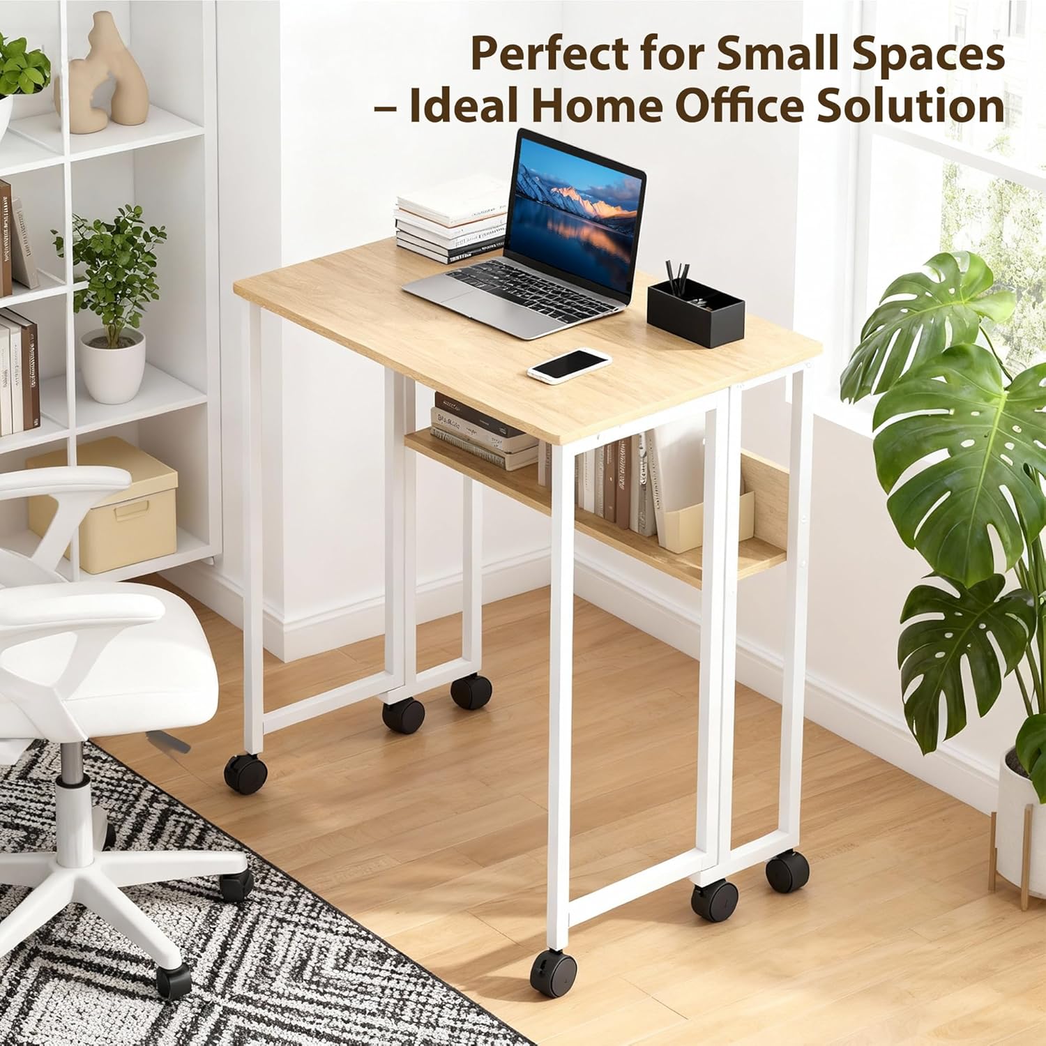 Folding Desk with Storage Shel - Inversion Table Fold recensie en prijs