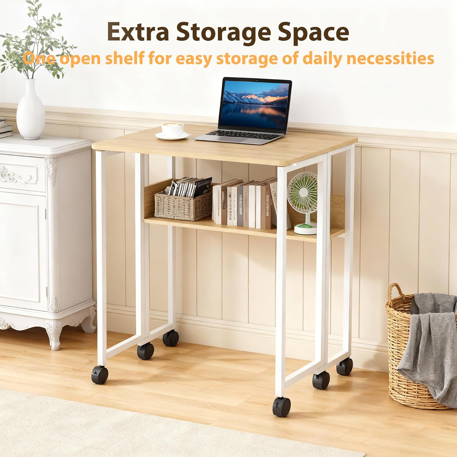 Folding Desk with Storage Shel - Inversion Table Fold recensie en prijs