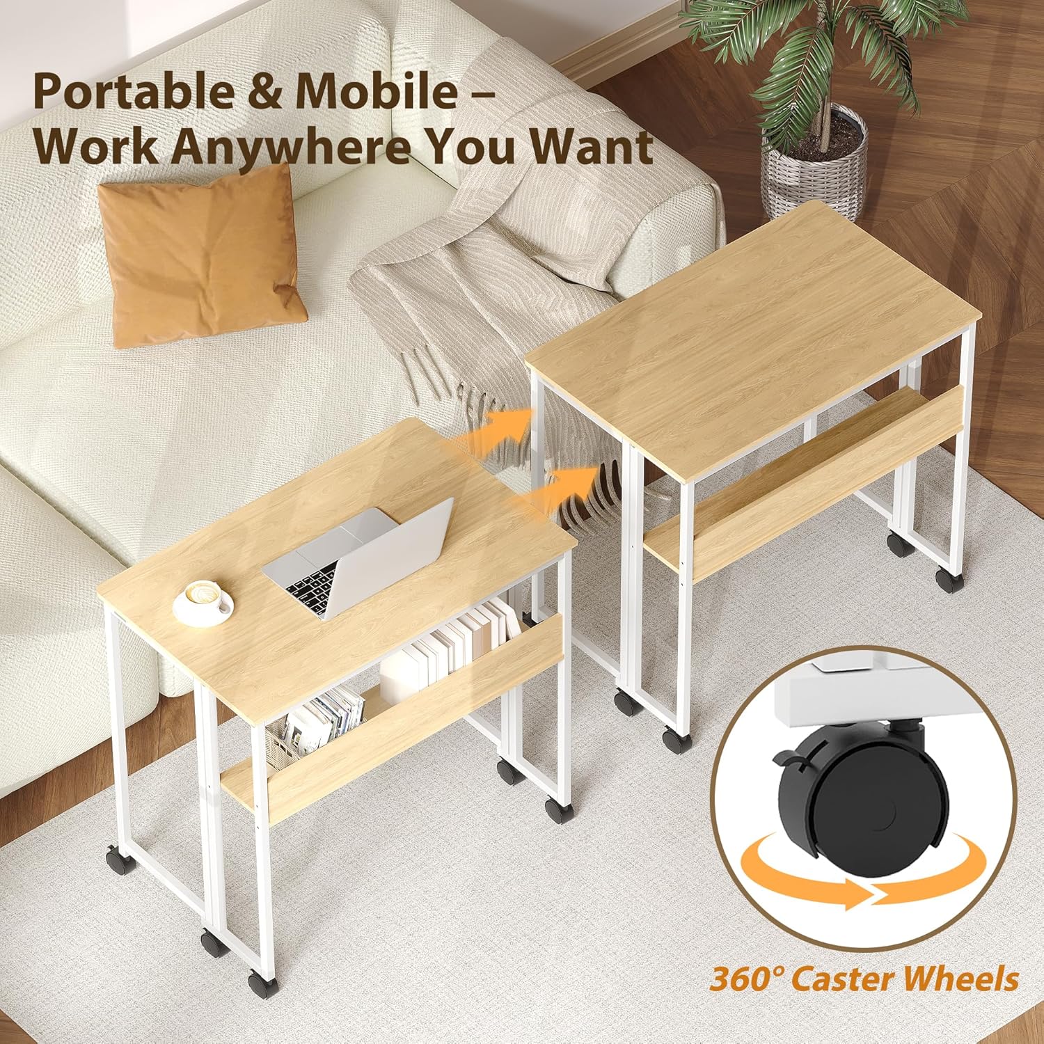 Folding Desk with Storage Shel - Inversion Table Fold recensie en prijs