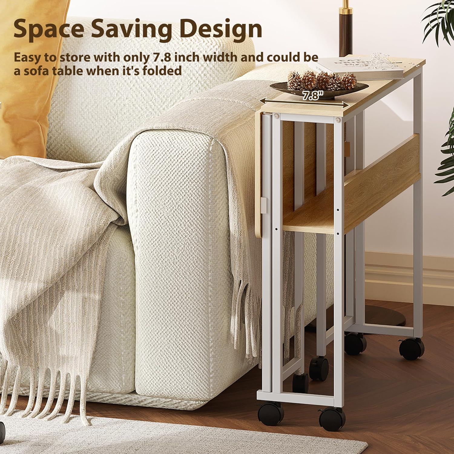 Folding Desk with Storage Shel - Inversion Table Fold recensie en prijs