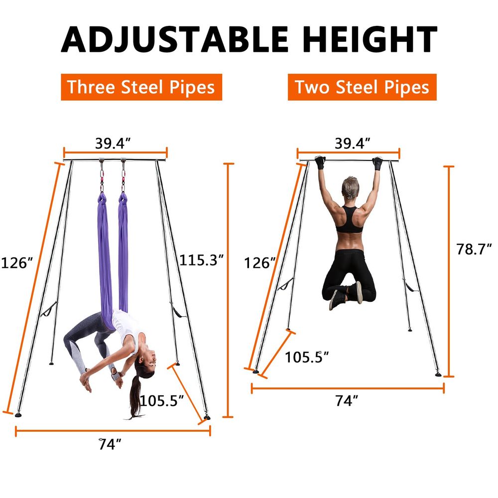 9.6 FT 115.3 Inch Adjustable H - Aerial Silk Hammock recensie en prijs