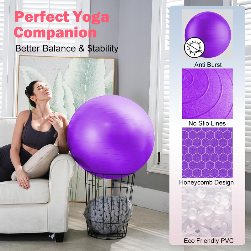 Durable Eco-Friendly Anti-Burs - Pilates Yoga Logo recensie en prijs