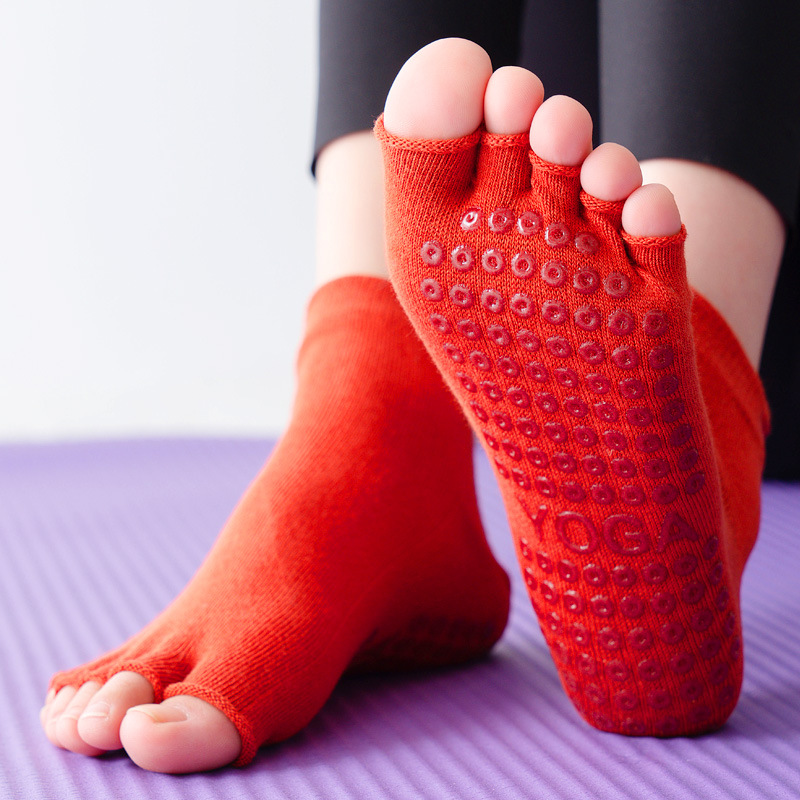 Yoga Socks Half Toe Anti-Slip  - Pilates Yoga Gym recensie en prijs