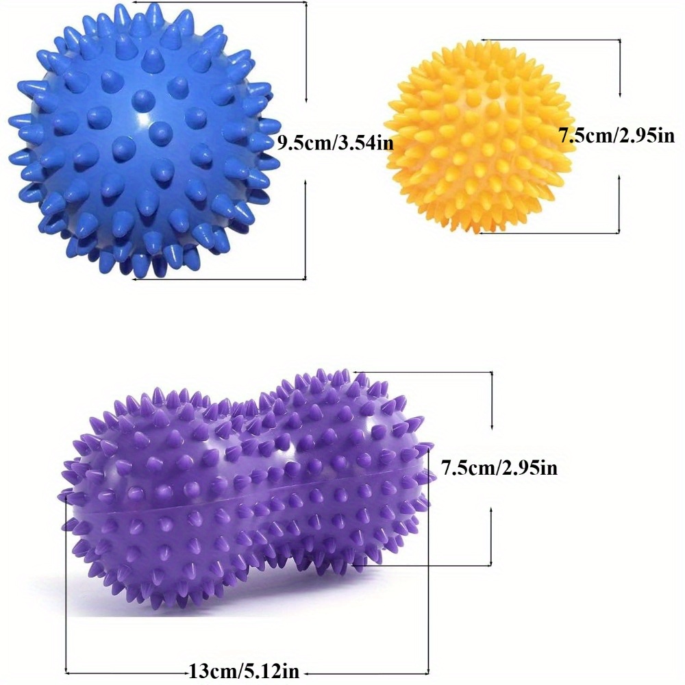 Spiky Massage Ball Set (3 Piec - Acupressure Ball Set recensie en prijs