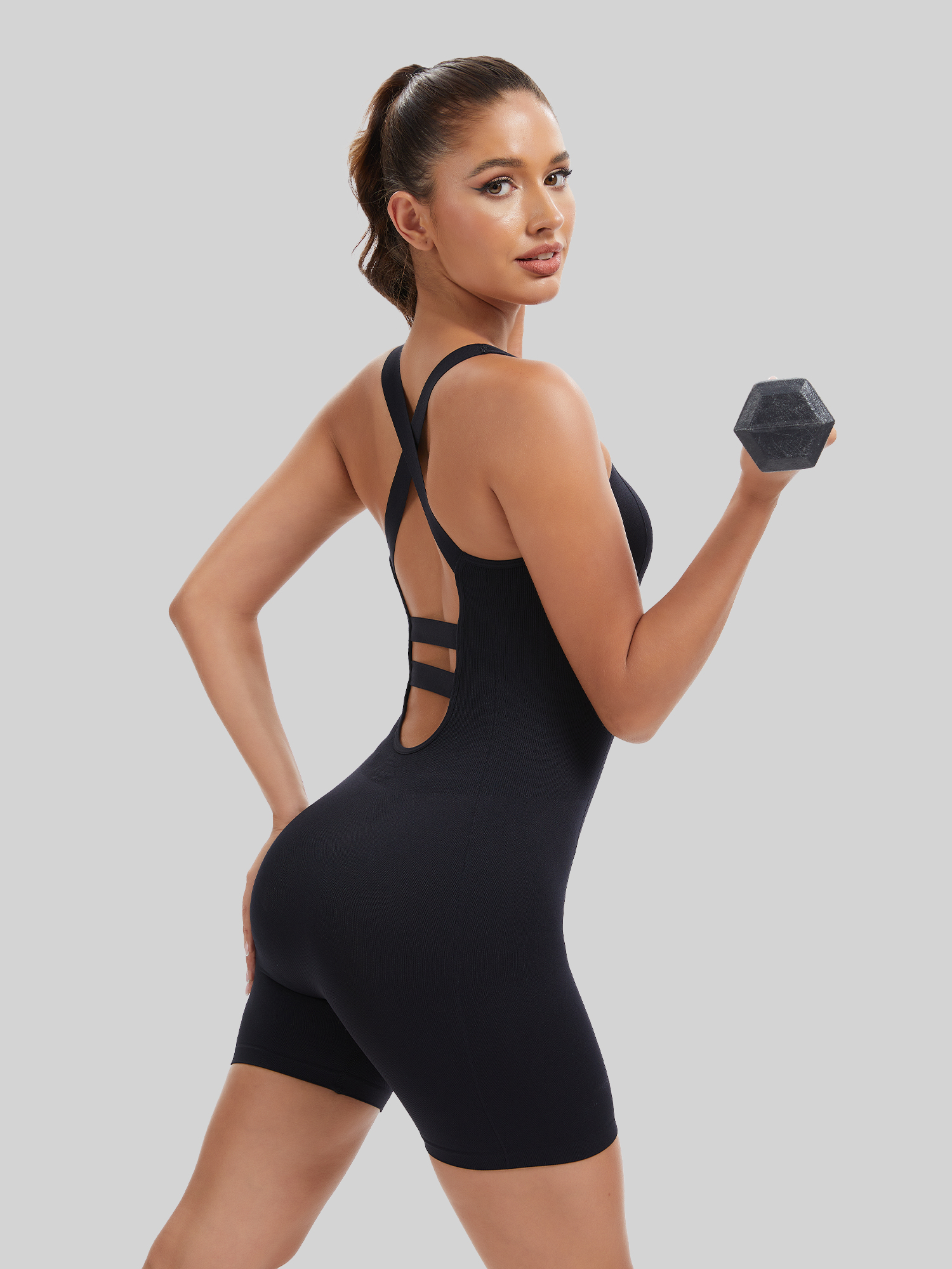 Knit Booty Lifting Bodysuit, Q - Pilates Yoga Sport recensie en prijs