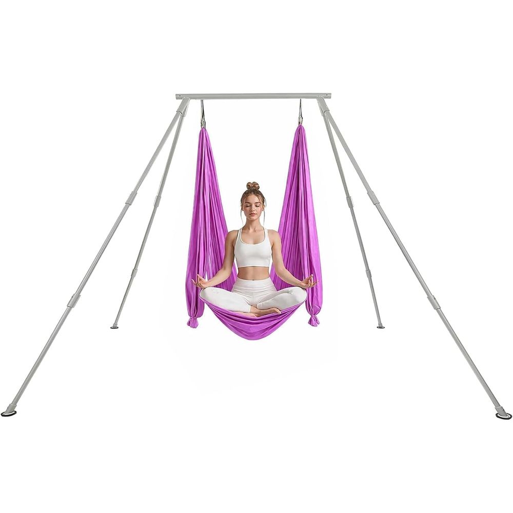 Yoga Stand with Aerial Silks,  - Aerial Silk Hammock recensie en prijs