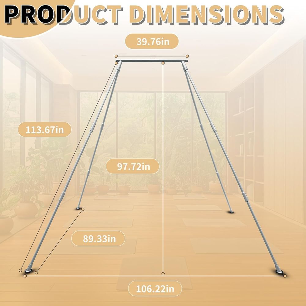 Yoga Stand with Aerial Silks,  - Aerial Silk Hammock recensie en prijs