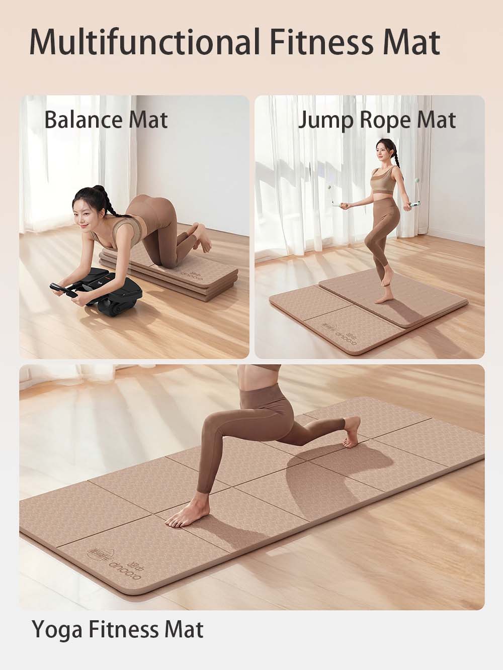 Foldable Yoga Mat Pilates Fitn - Pilates Yoga For Beginners recensie en prijs