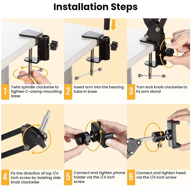 Flexible Arm Tripod For Phone  - Inversion Table Fold recensie en prijs