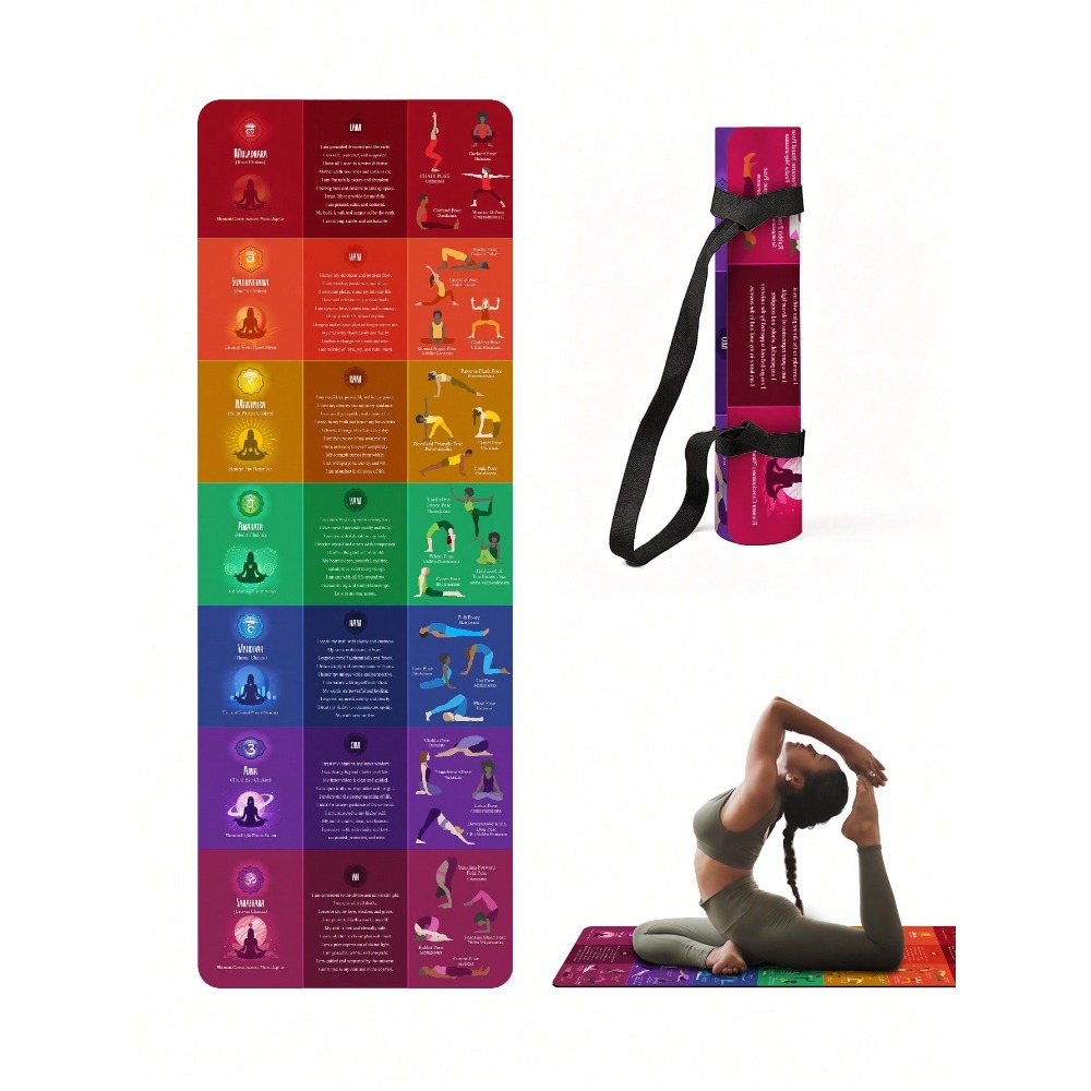 [Rainbow 7 Chakra Yoga Mat] Th - Pilates Yoga For Beginners recensie en prijs