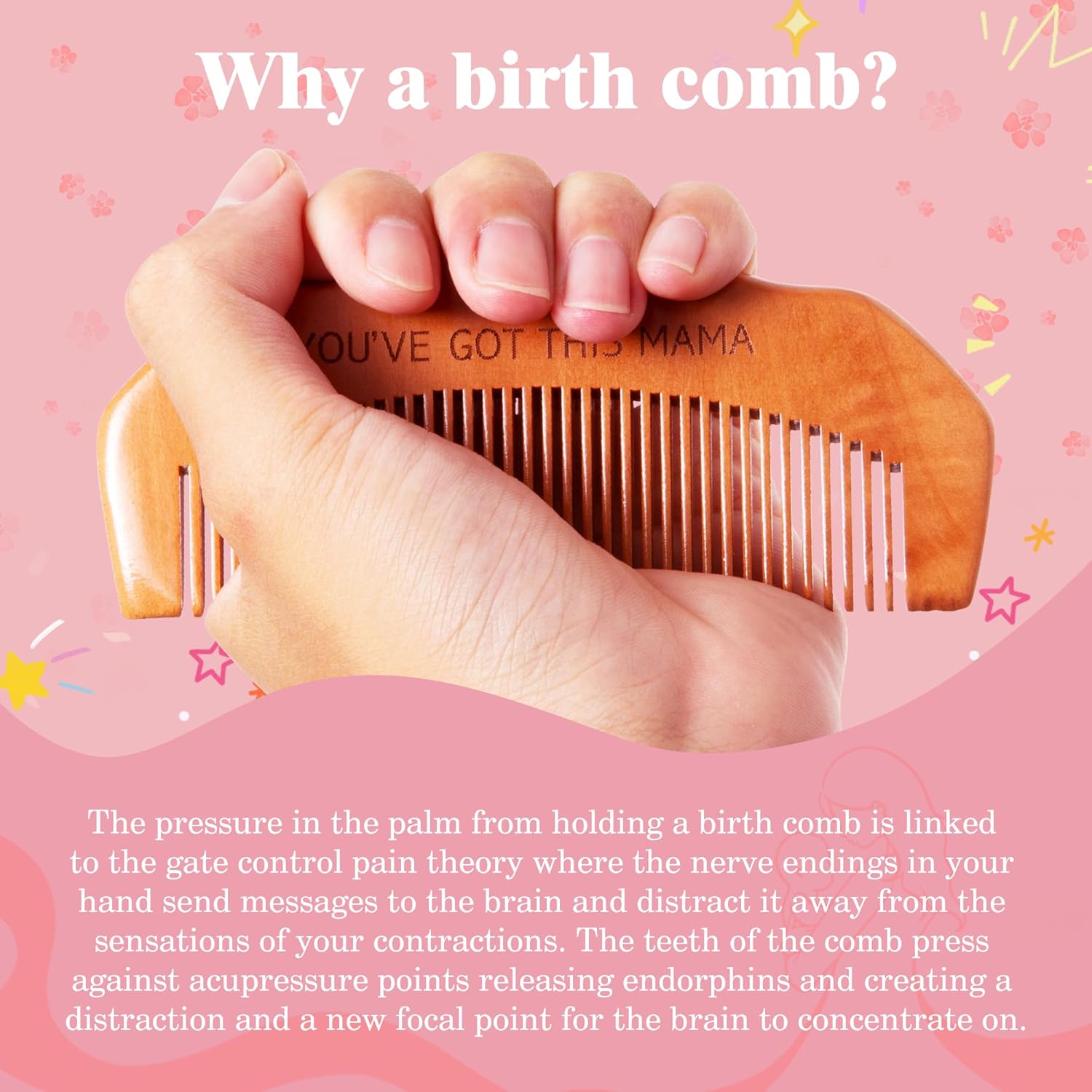 Wooden Birth Comb & Acupressur - Acupressure Ball Set recensie en prijs
