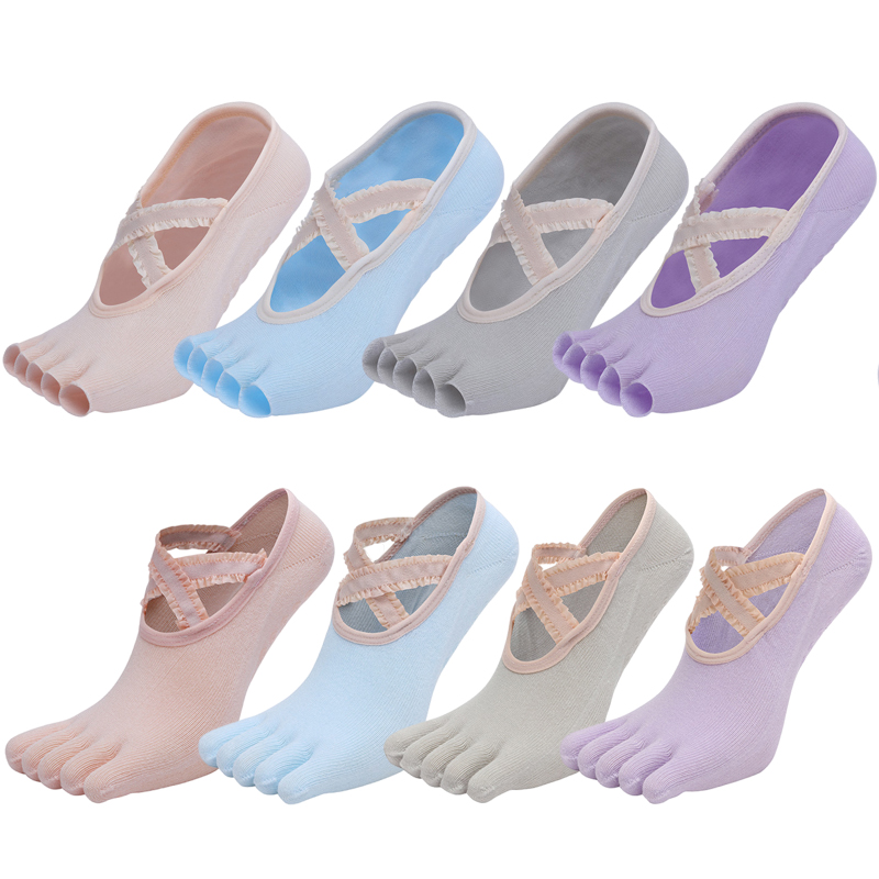 Five Finger Yoga Socks Lace Cr - Pilates Yoga Gym recensie en prijs