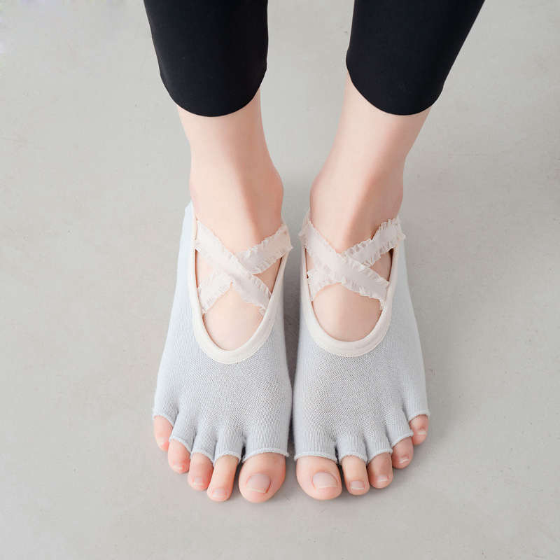 Five Finger Yoga Socks Lace Cr - Pilates Yoga Gym recensie en prijs